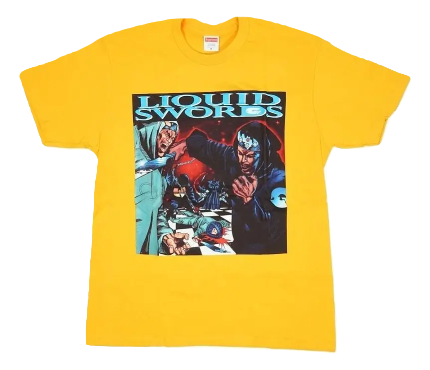 Supreme Liquid Swords Tee - Bright Orange Supreme