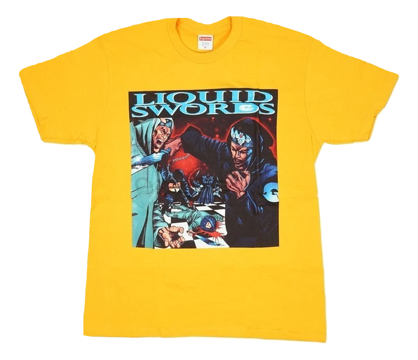 Supreme Liquid Swords Tee - Bright Orange