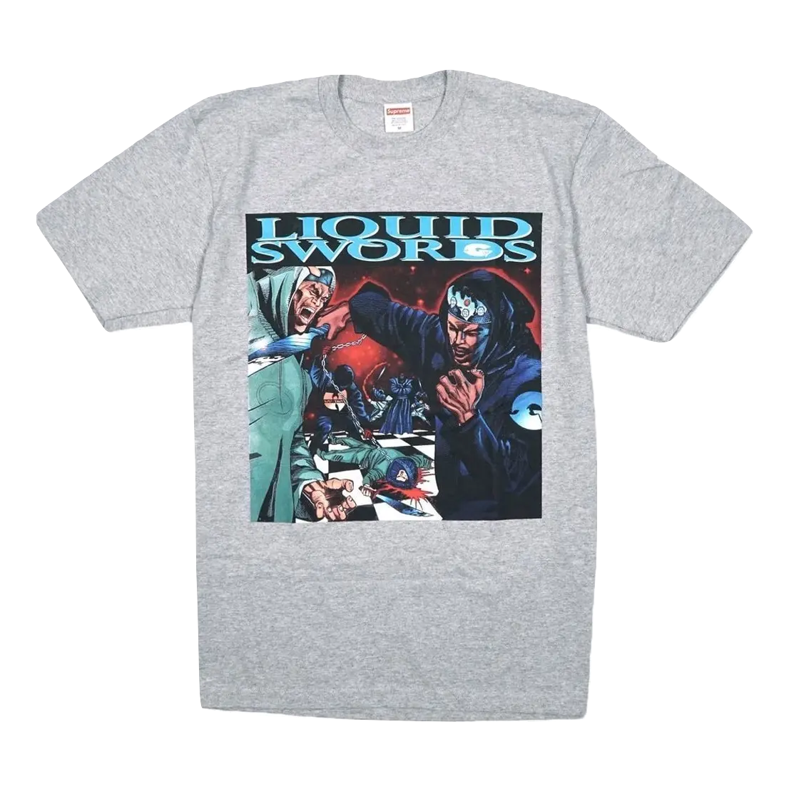 Supreme Liquid Swords Tee - Heather Grey Supreme