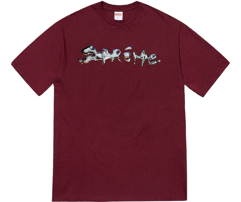 Supreme Liquid Tee - Burgundy