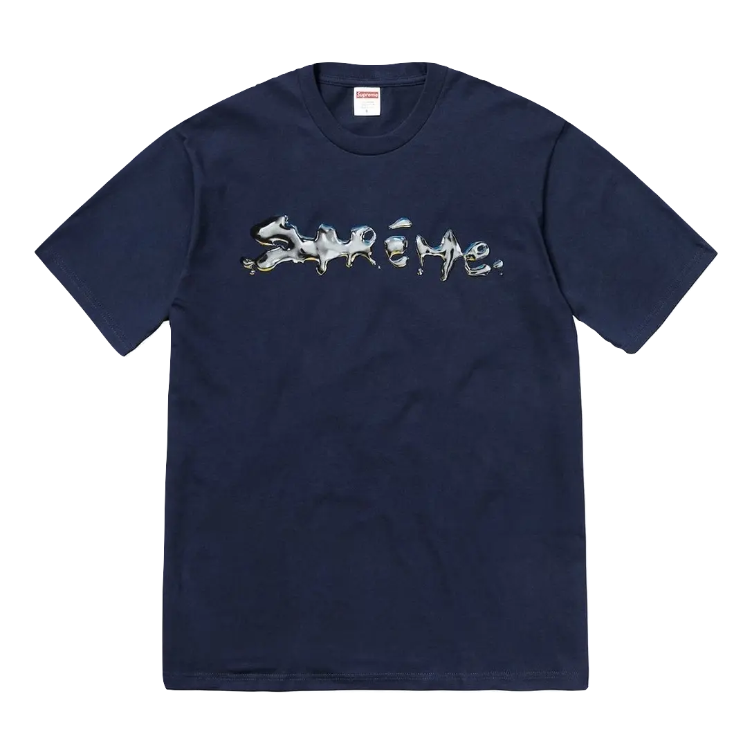 Supreme Liquid Tee - Navy Supreme
