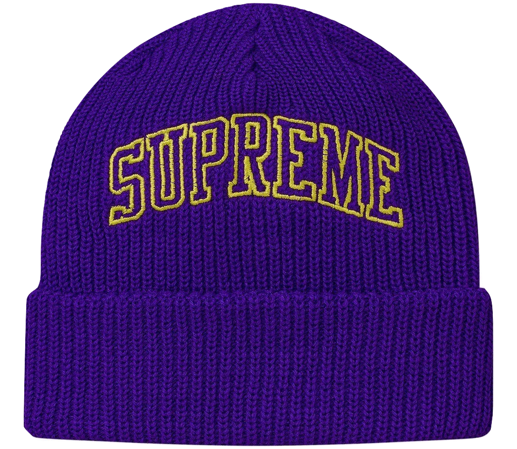 Supreme Loose Gauge Arc Beanie - Purple