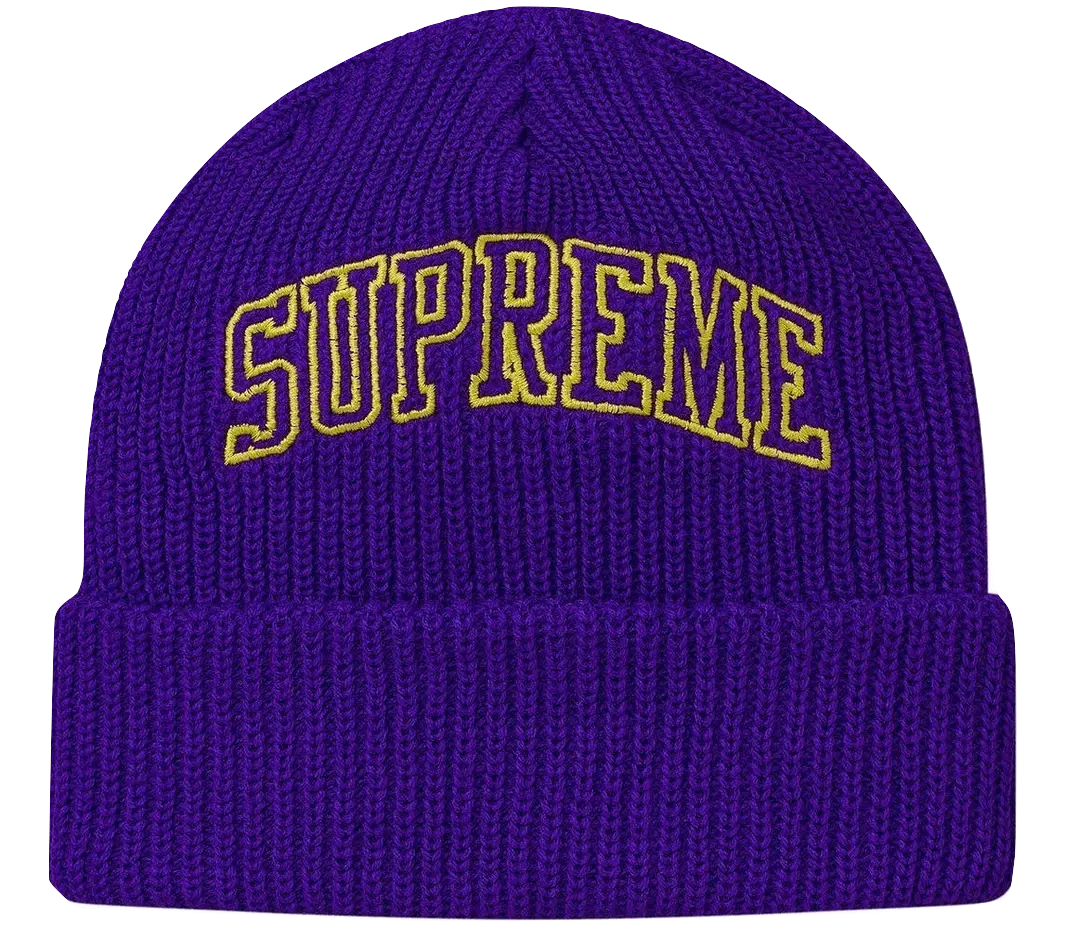 Supreme Loose Gauge Arc Beanie - Purple - Used Supreme