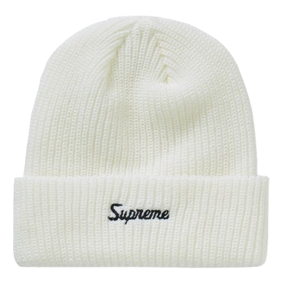 Supreme Loose Gauge Beanie - White FW20 Supreme