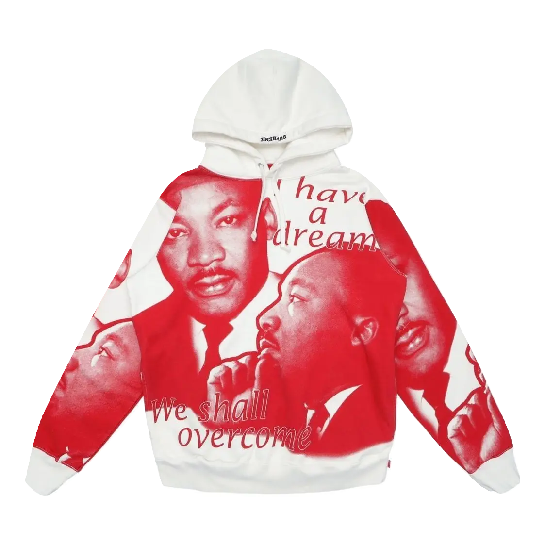 Supreme MLK Hooded Sweatshirt - White Supreme