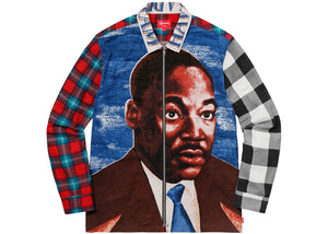 Supreme MLK Zip Up Flannel Shirt