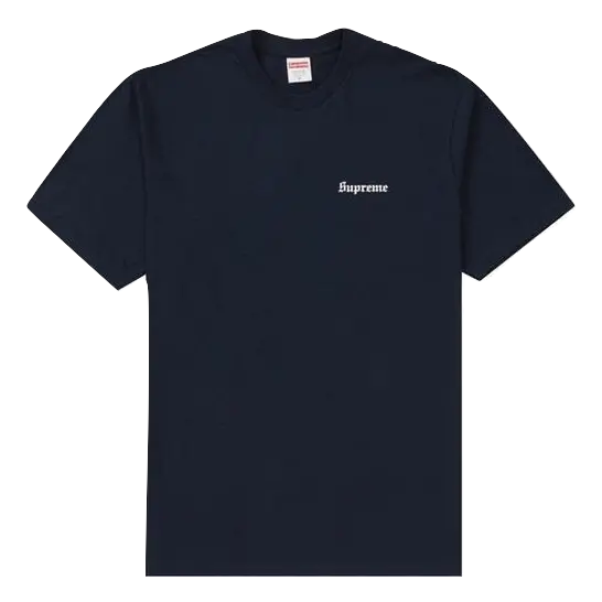 Supreme Martin Wong Big Heat Tee - Navy Supreme