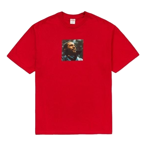 Supreme Marvin Gaye Tee - Red - Used Supreme