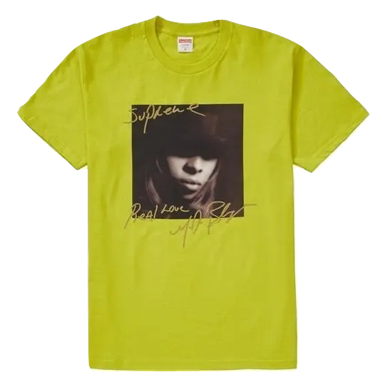 Supreme Mary J. Blige Tee - Sulfur Supreme