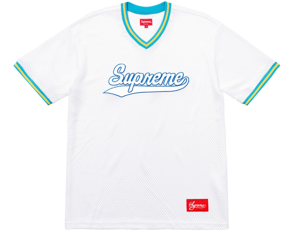 Supreme Baseball Mesh Jersey - White