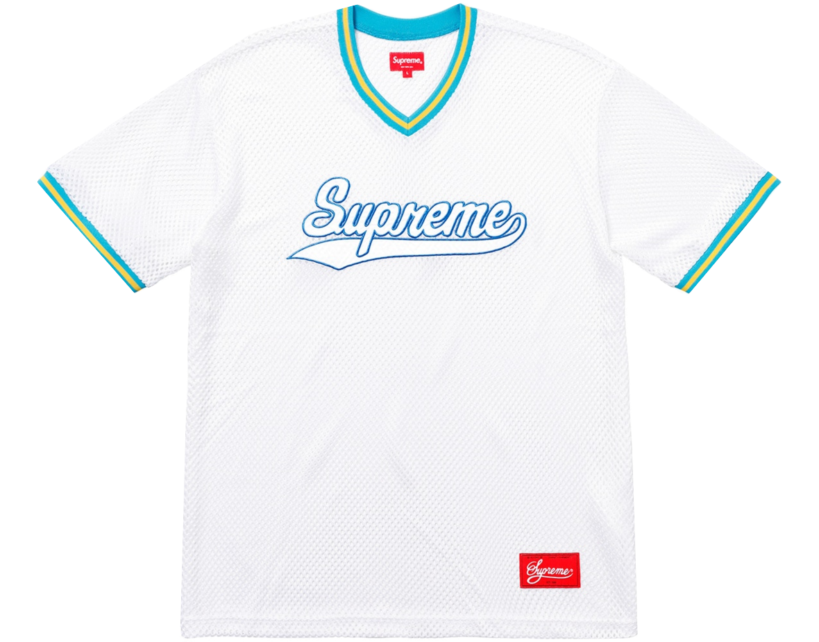 Supreme Baseball Mesh Jersey - White – Grails SF