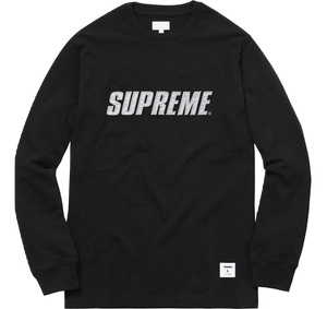Supreme Reflective L/S Top - Black