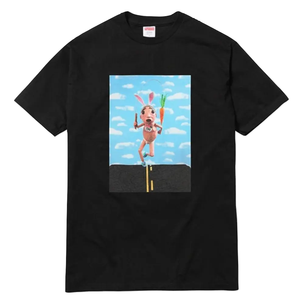 Supreme Mike Hill Runner Tee - Black - Used Supreme