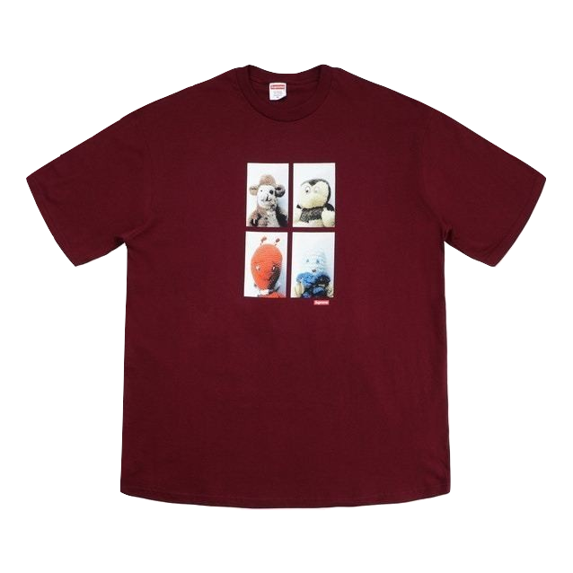 Supreme Mike Kelley Ahh Youth Tee - Burgundy