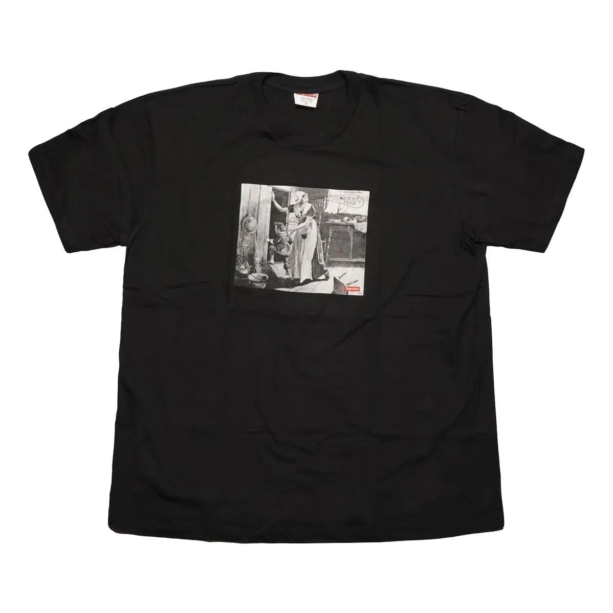 Supreme Mike Kelley Hiding From Indians Tee - Black Supreme