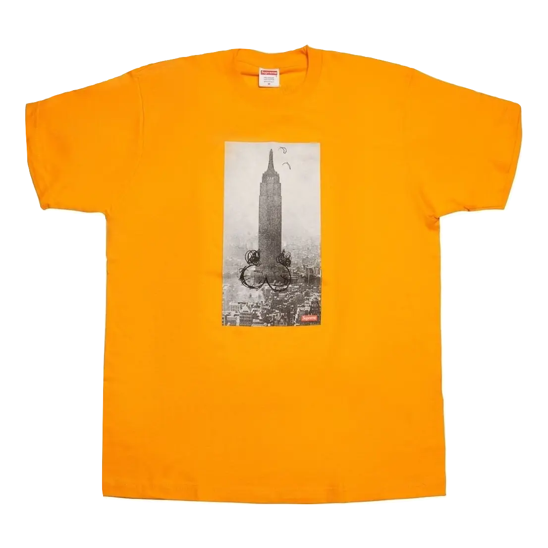 Supreme Mike Kelley Empire State Building Tee - Bright Orange Supreme