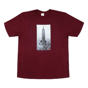 Supreme Mike Kelley The Empire State Building Tee - Burgundy
