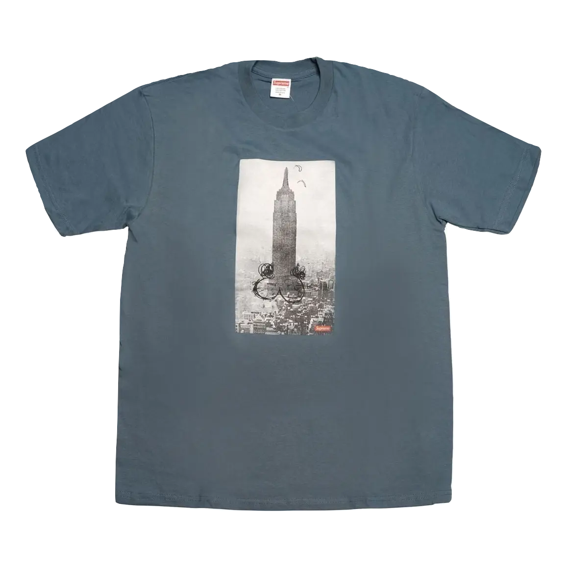 Supreme/Mike Kelley The Empire State Building Tee - Slate Supreme