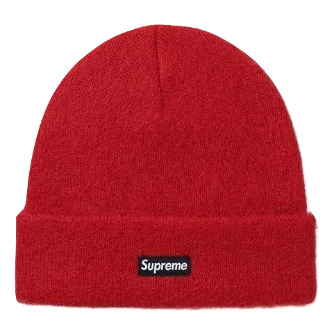 Supreme Mohair Beanie FW17 - Red Supreme