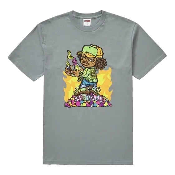 Supreme Molotov Kid Tee - Dark Sage Supreme