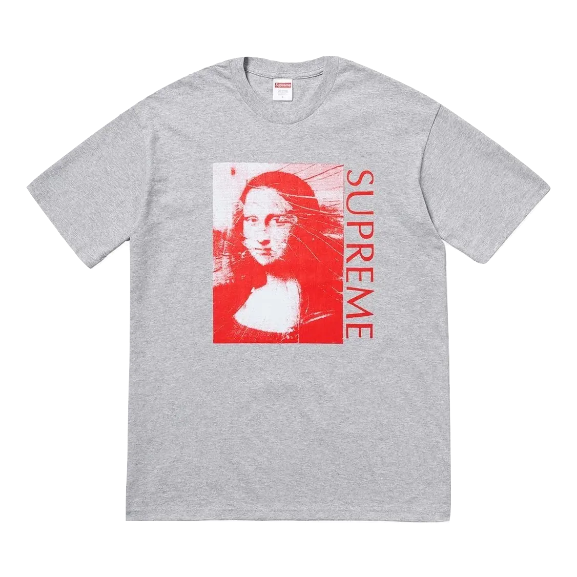 Supreme Mona Lisa Tee - Heather Grey Supreme