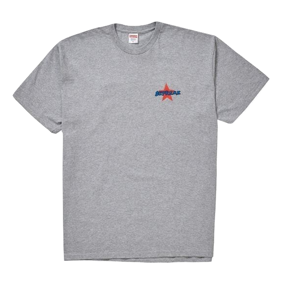 Supreme Money Power Respect Tee - Heather Grey Supreme