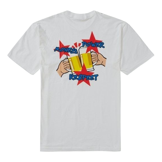 Supreme Money Power Respect Tee - White Supreme