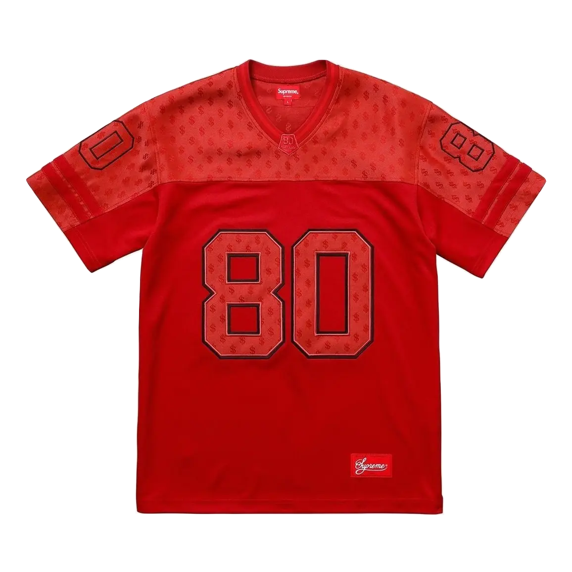 Supreme Monogram Football Jersey - Red Supreme
