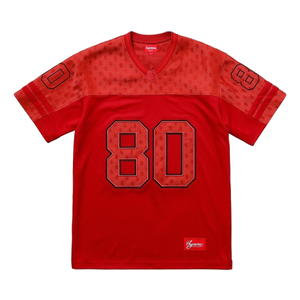 Supreme Monogram Football Jersey - Red