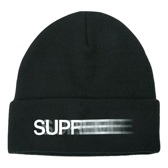 Supreme Motion Logo Beanie - Black Supreme