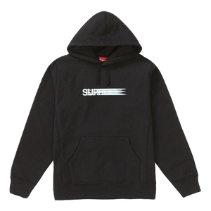 Supreme Motion Logo Hooded Sweatshirt - Black - Used
