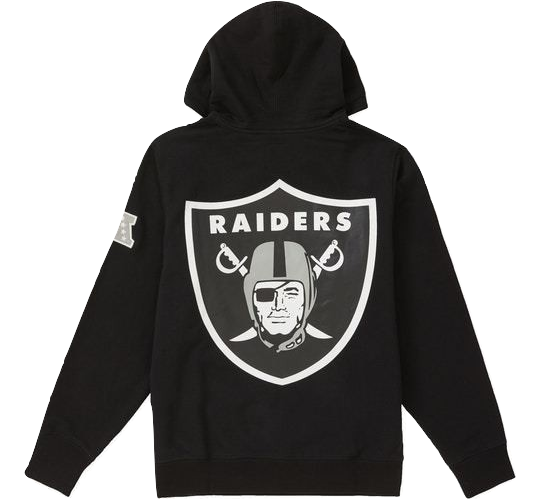 Supreme x Oakland Raiders Hooded Sweatshirt - Black