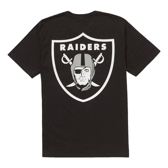 Supreme x NFL Raiders Pocket Tee - Black - Used