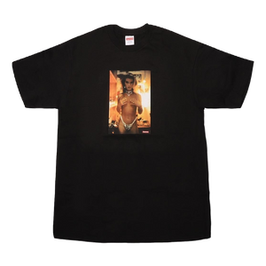 Supreme Nan Goldin Kin In Rhinestones Tee - Black