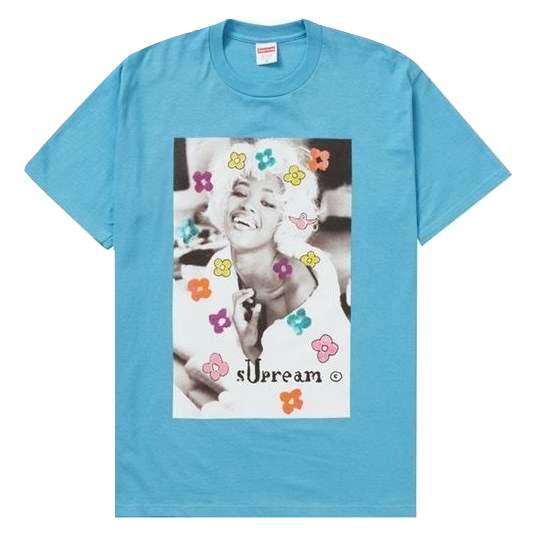 Supreme Naomi Tee - Light Slate - Used Supreme