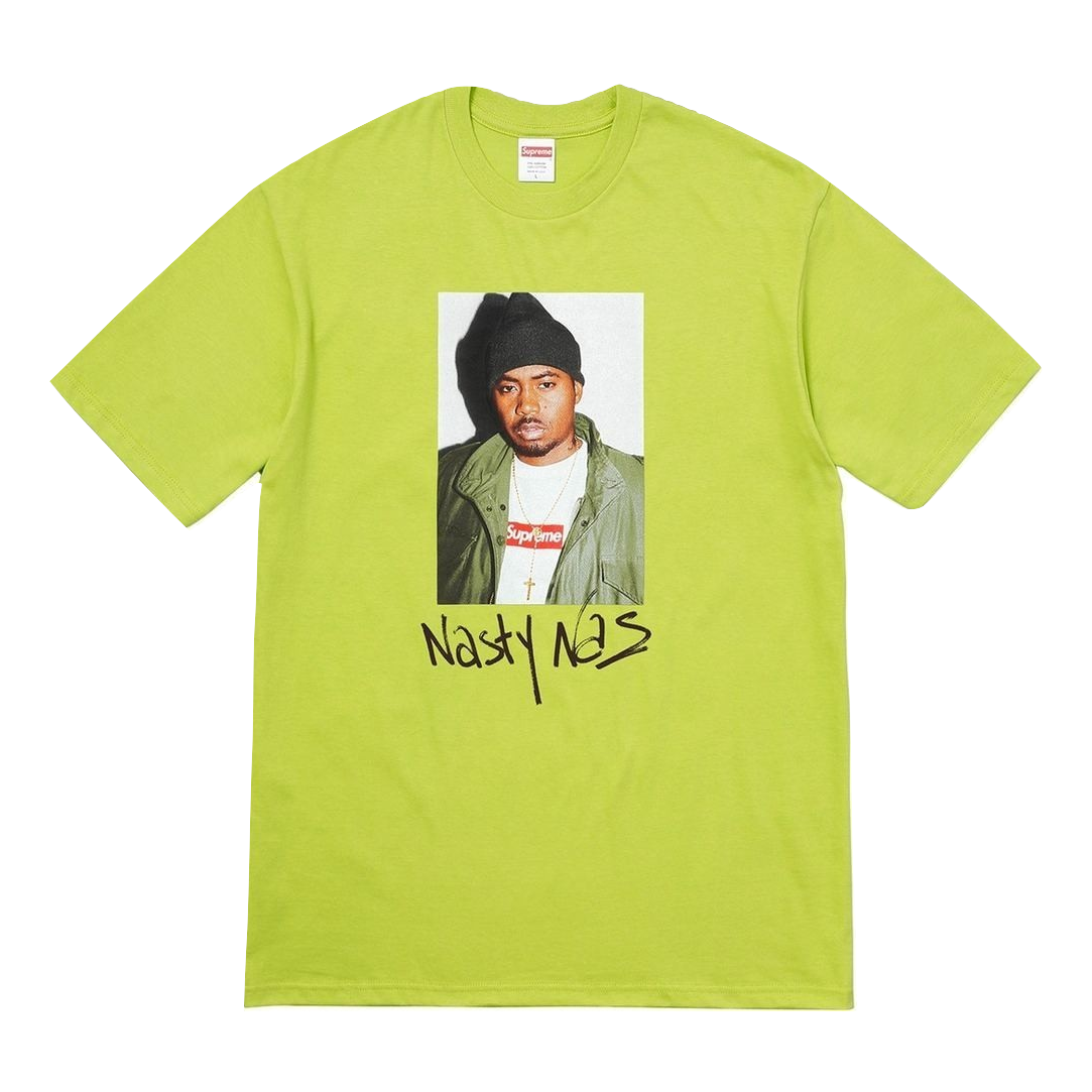 Supreme Nas Tee - Lime - Used