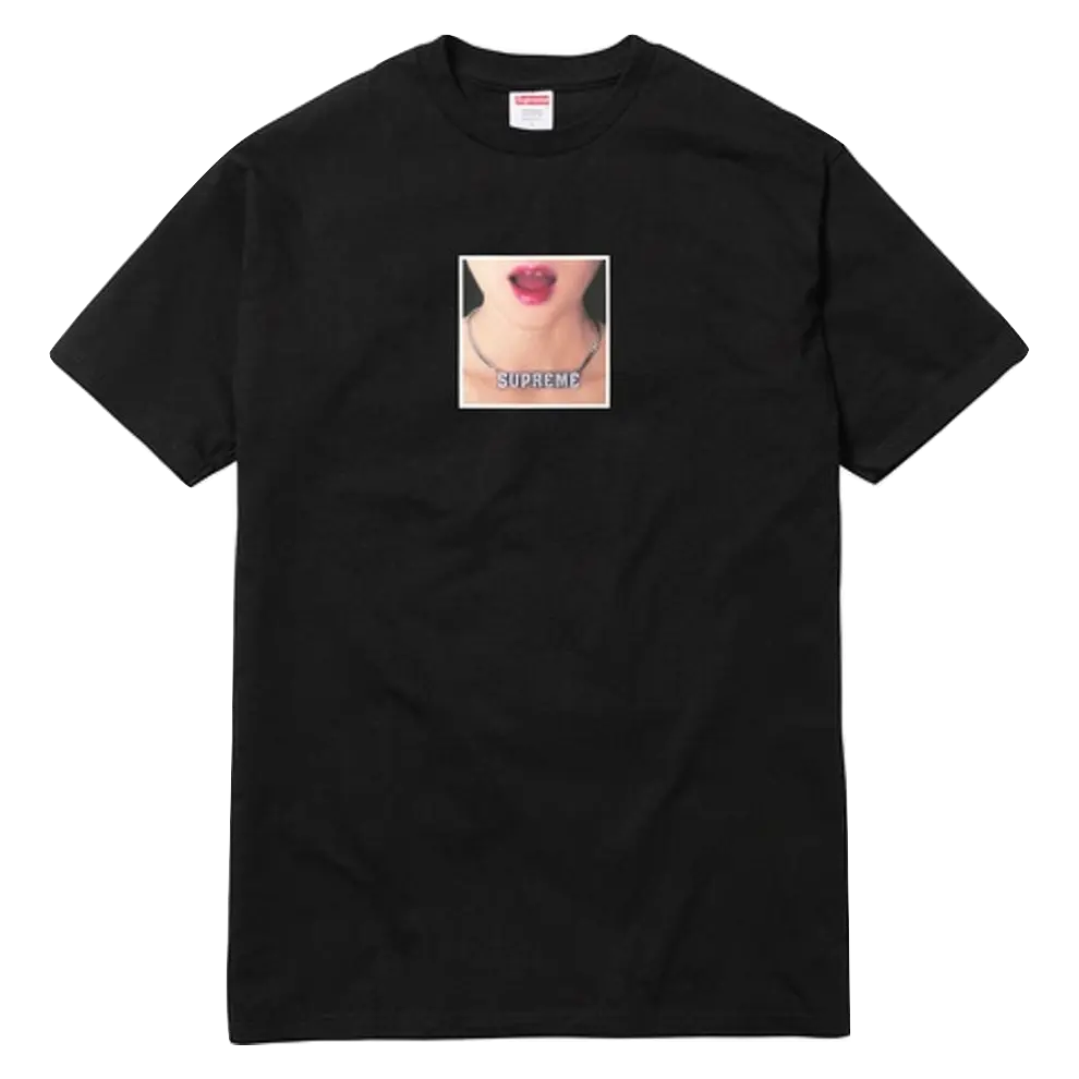 Supreme Necklace Tee - Black Supreme