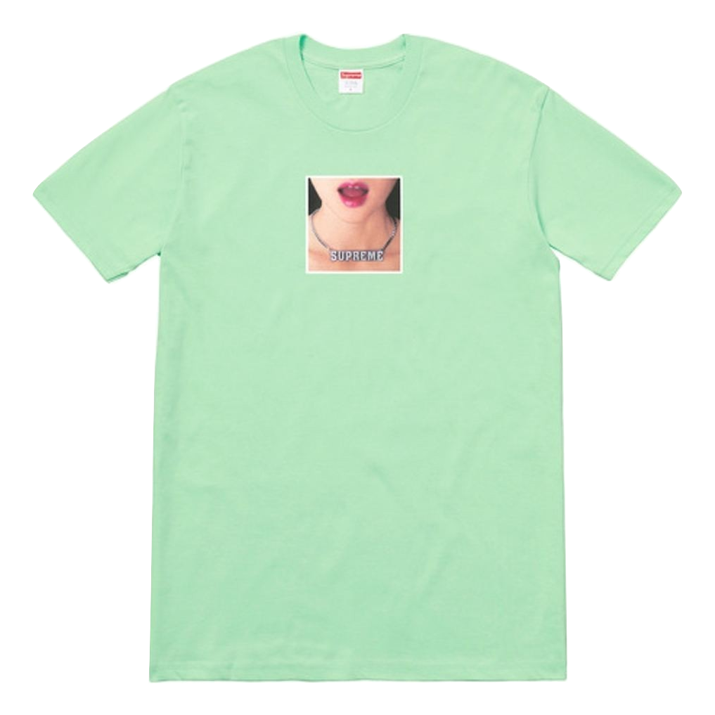 Supreme Necklace Tee - Lime