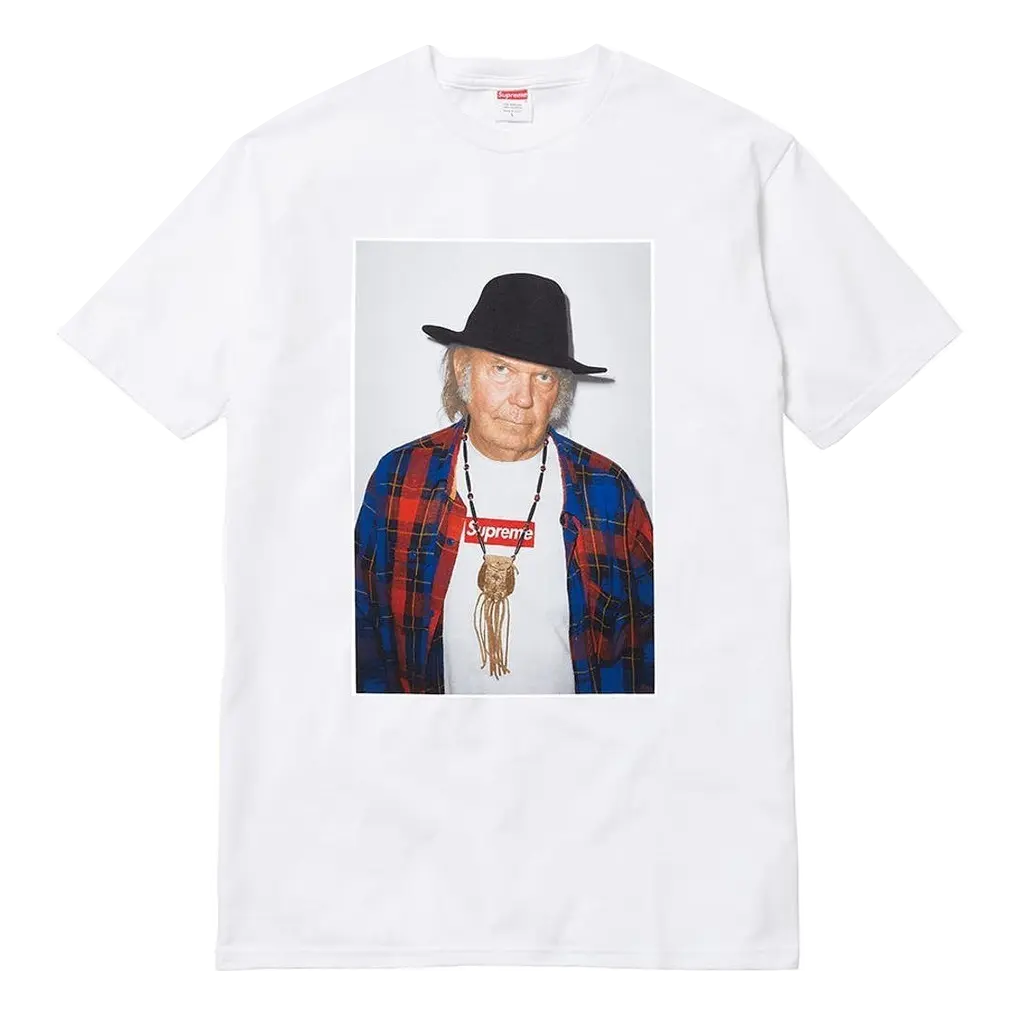 Supreme Neil Young Tee - White - Used Supreme