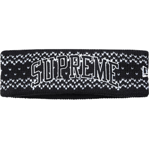 Supreme New Era Arc Logo Headband (FW17) Black - FW17 - US