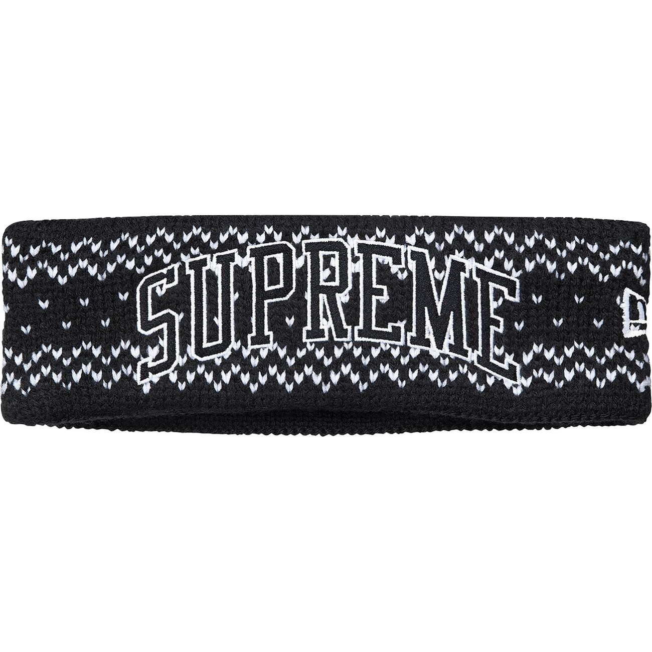Supreme New Era Arc Logo Headband - Black – Grails SF