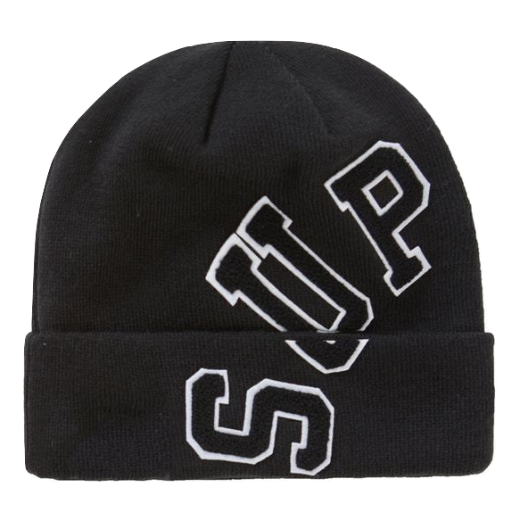 Supreme New Era Big Arc Beanie - Black Supreme