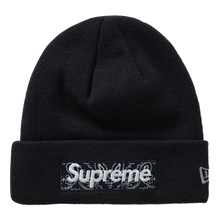 Supreme New Era Bandana Box Logo Beanie - Black