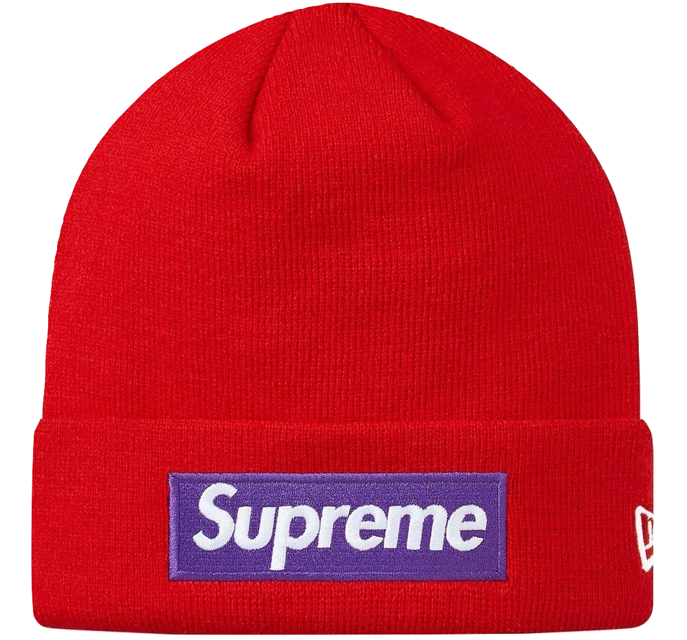Supreme New Era Box Logo Beanie (FW17) Red