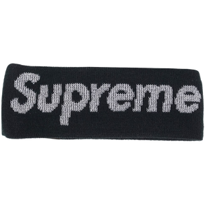 Supreme new era reflective top logo headband