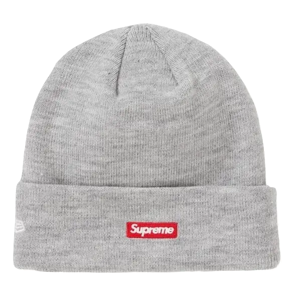 Supreme New Era S Logo Beanie FW19 - Heather Grey Supreme