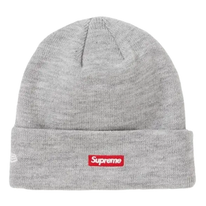Supreme New Era S Logo Beanie FW19 - Heather Grey Supreme