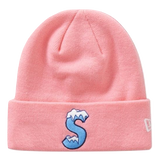Supreme New Era S Logo Beanie - Pink (FW20)