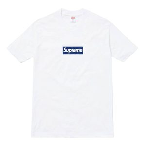 Supreme New York Yankees Box Logo Tee - White - Used