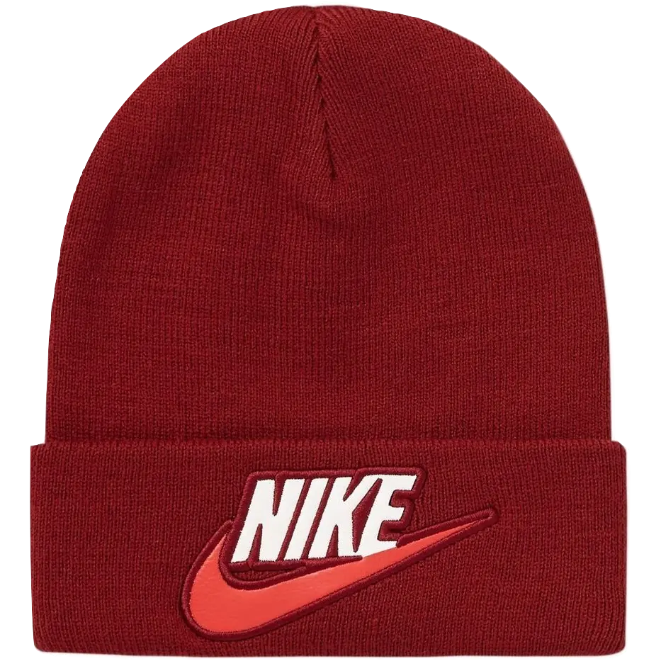 Supreme x Nike Beanie - Burgundy Supreme